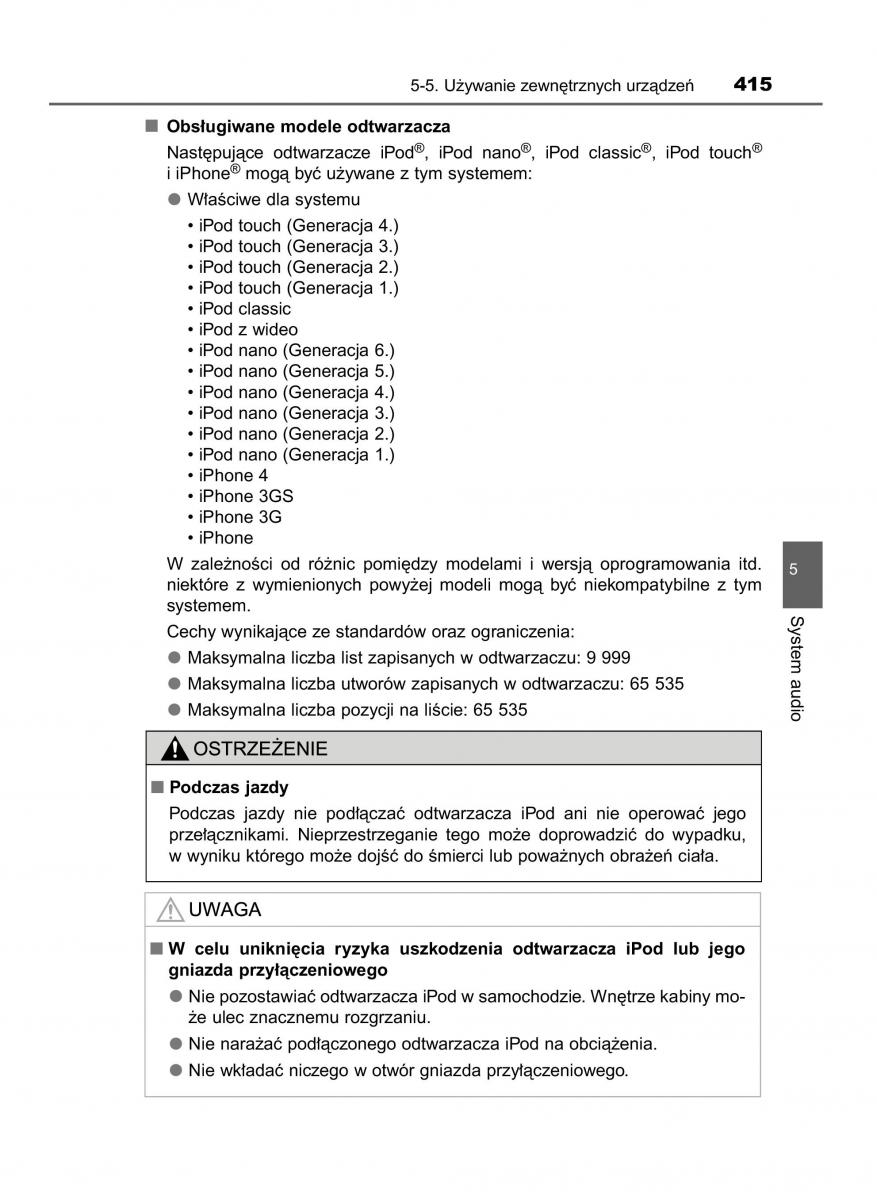 Toyota RAV4 IV 4 instrukcja / page 415