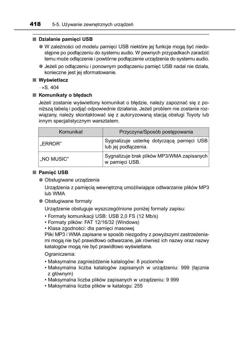 Toyota RAV4 IV 4 instrukcja / page 418