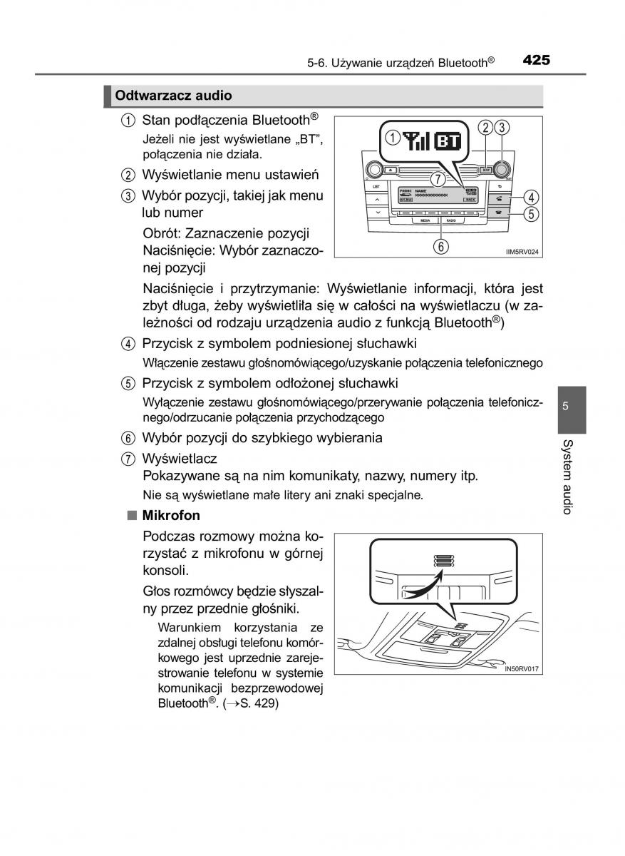 Toyota RAV4 IV 4 instrukcja / page 425