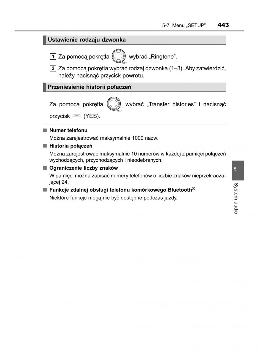 Toyota RAV4 IV 4 instrukcja / page 443