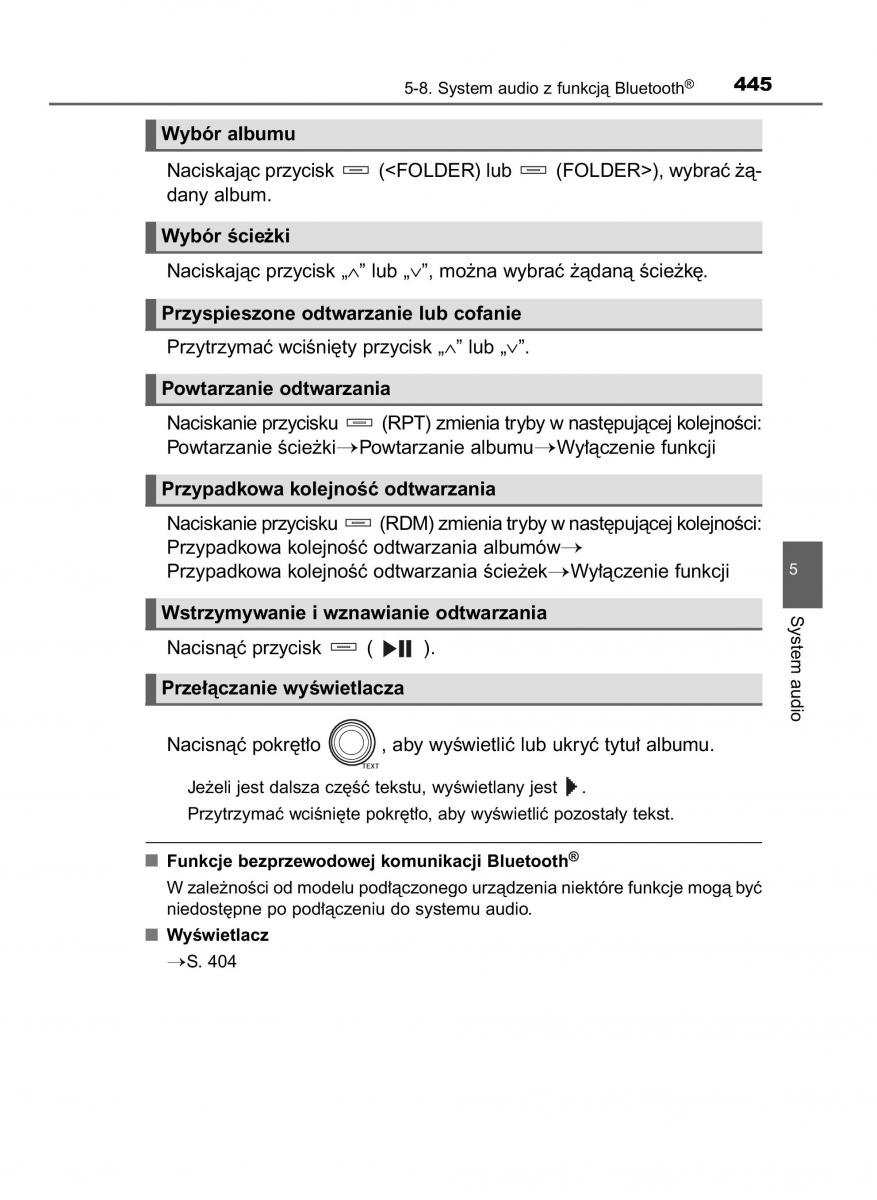 Toyota RAV4 IV 4 instrukcja / page 445