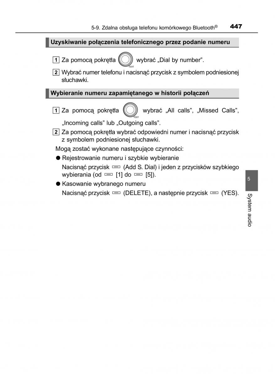 Toyota RAV4 IV 4 instrukcja / page 447