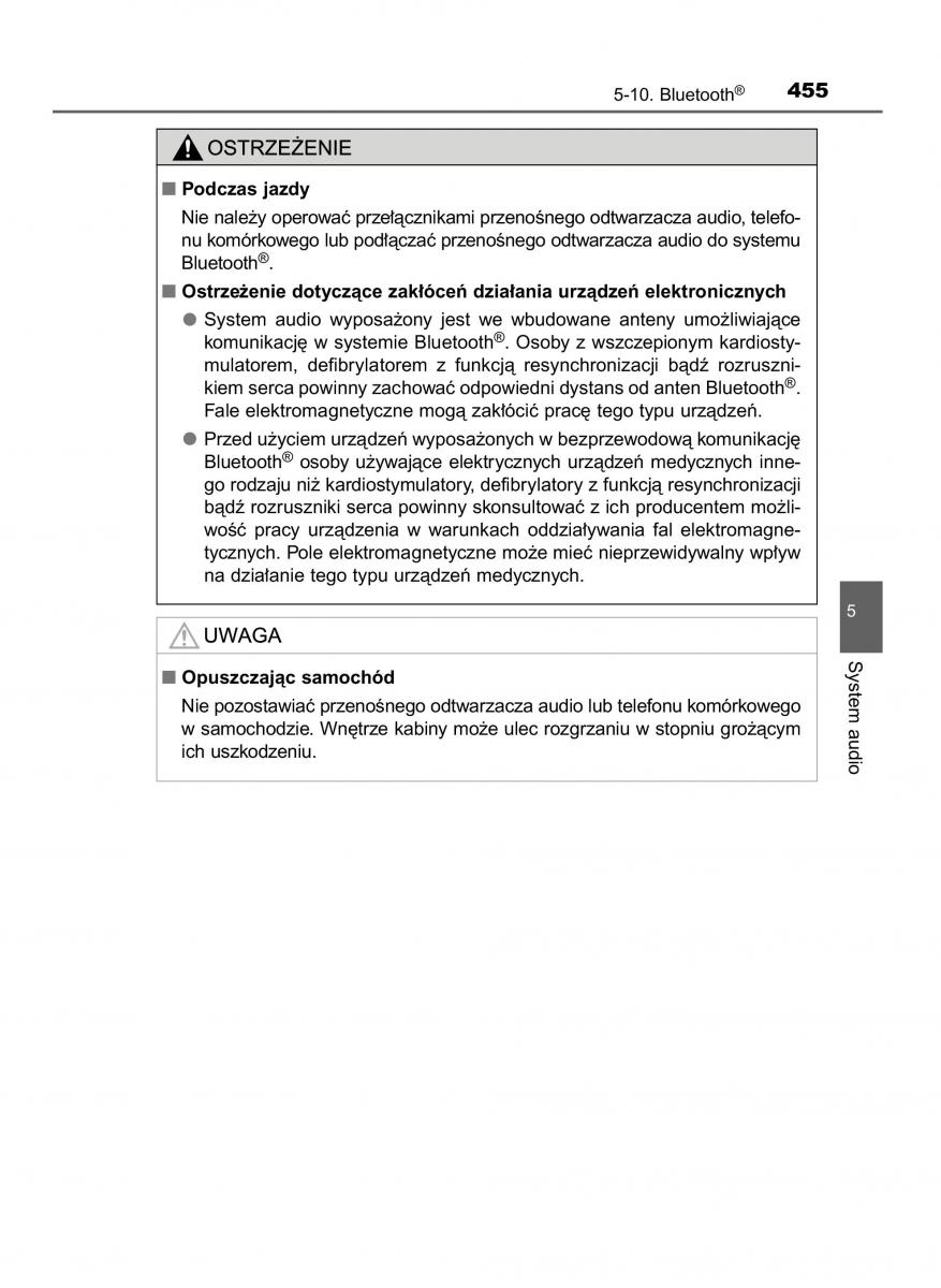 Toyota RAV4 IV 4 instrukcja / page 455