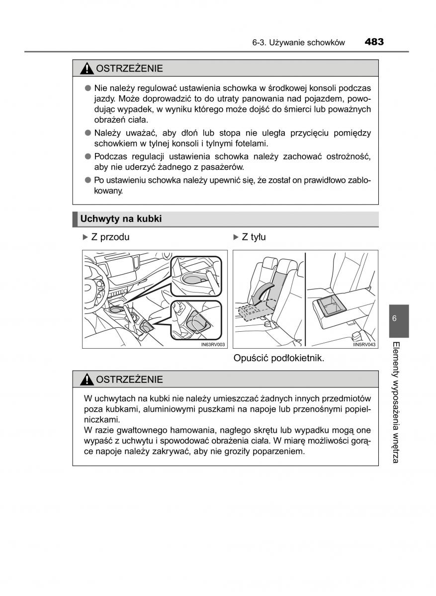 Toyota RAV4 IV 4 instrukcja obslugi / page 483