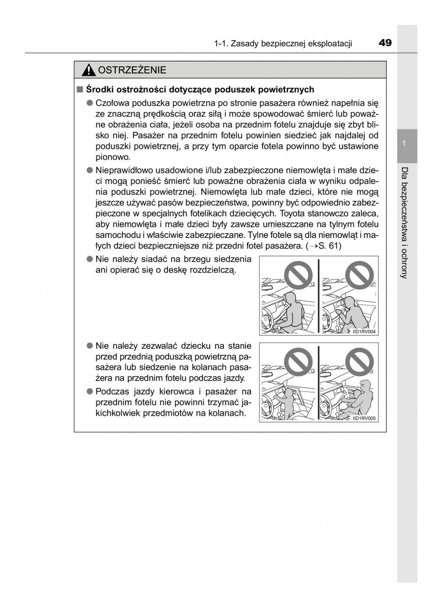 Toyota RAV4 IV 4 instrukcja obslugi / page 49