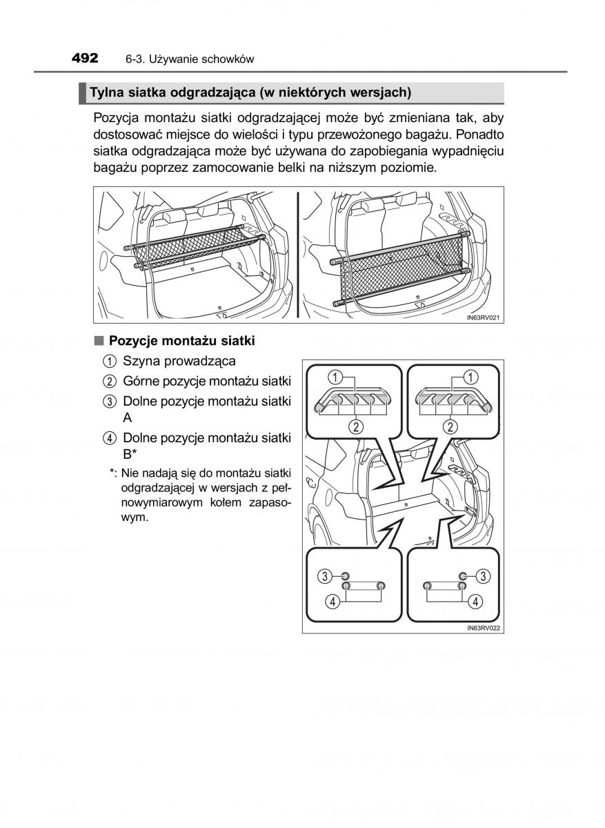 Toyota RAV4 IV 4 instrukcja obslugi / page 492