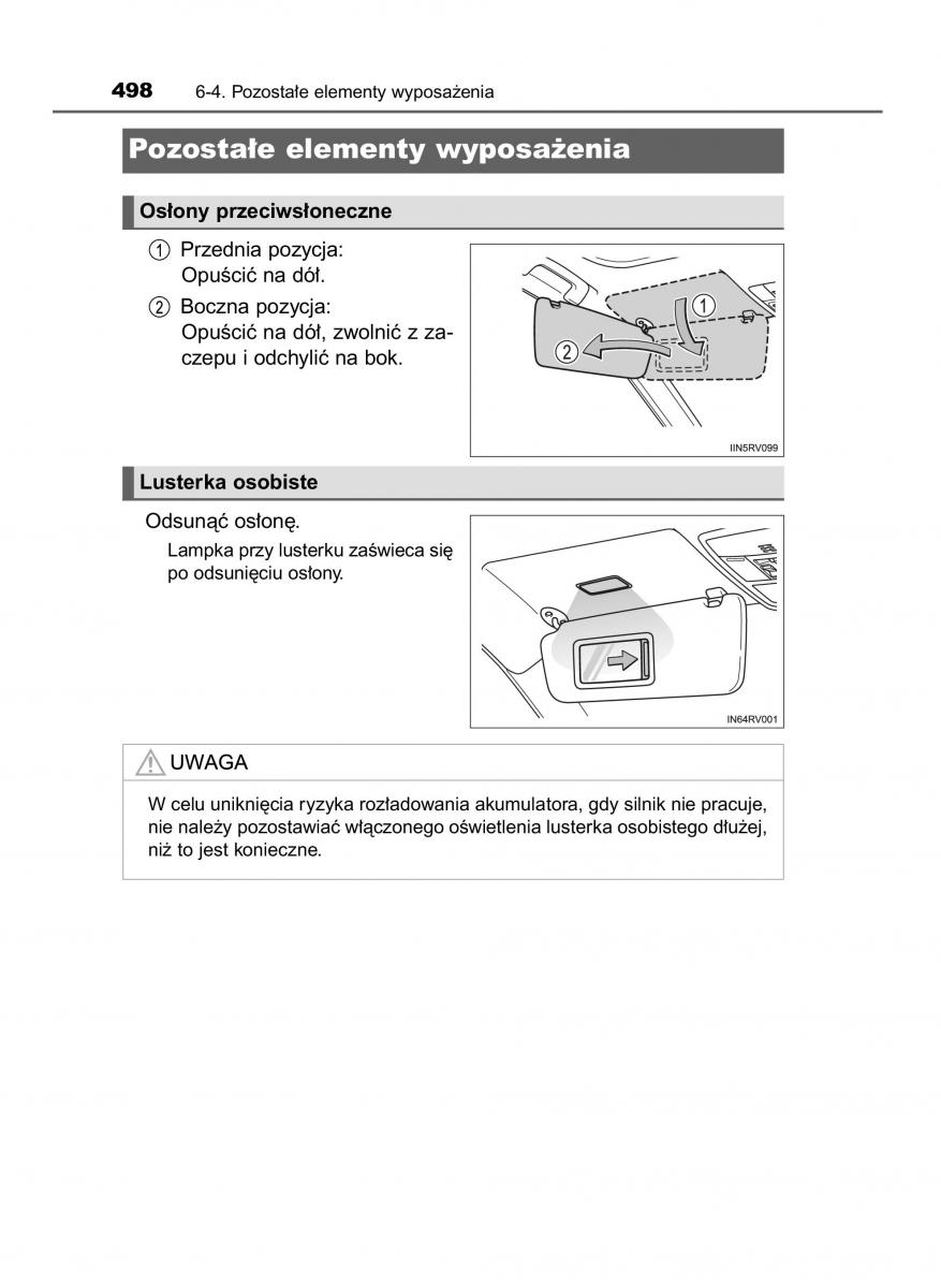 Toyota RAV4 IV 4 instrukcja / page 498