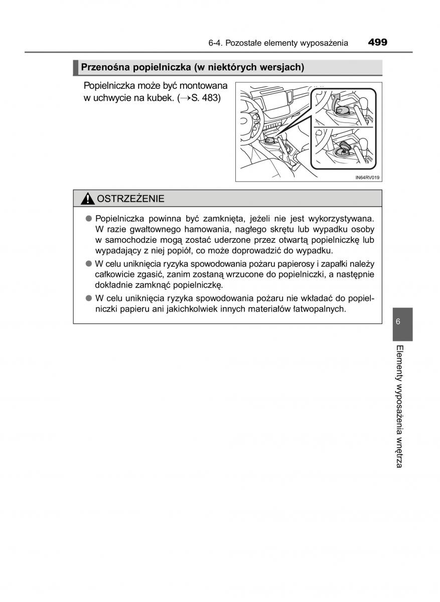 Toyota RAV4 IV 4 instrukcja obslugi / page 499