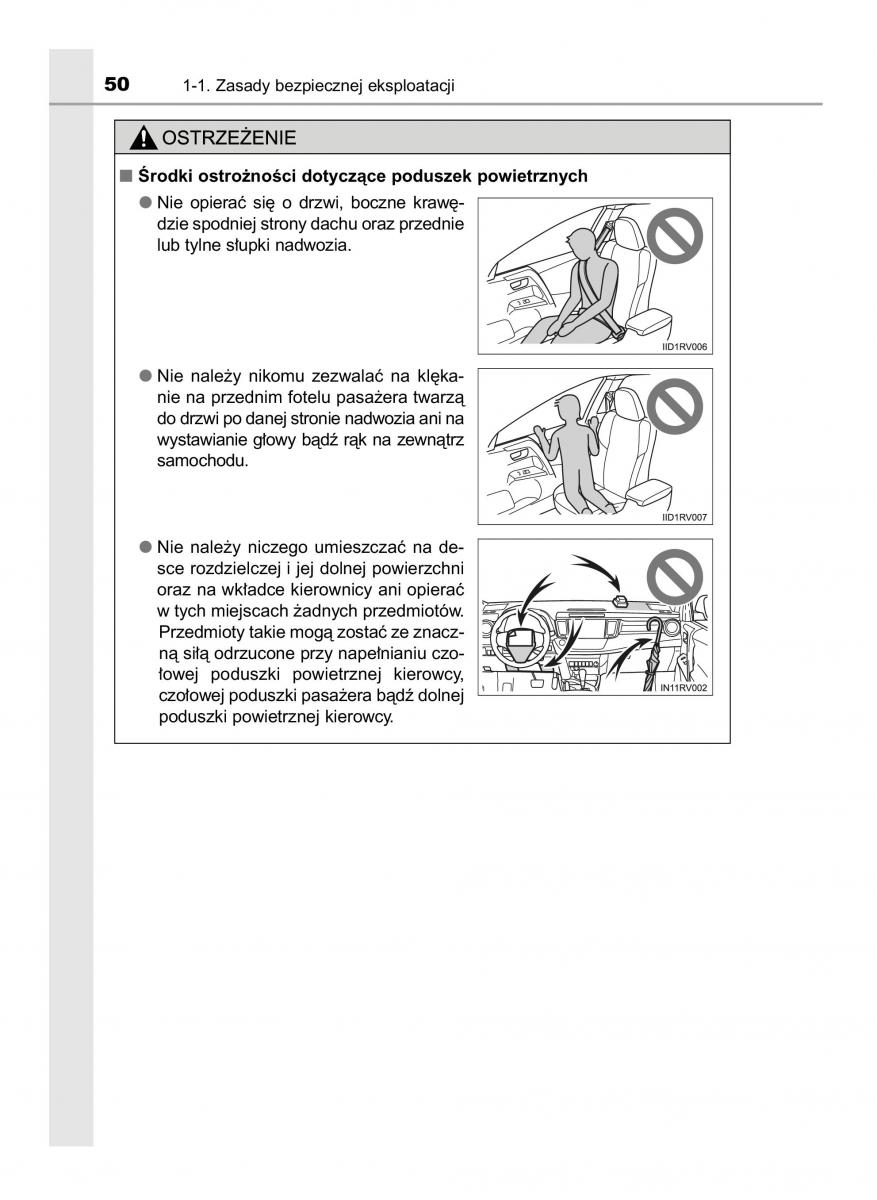 Toyota RAV4 IV 4 instrukcja obslugi / page 50