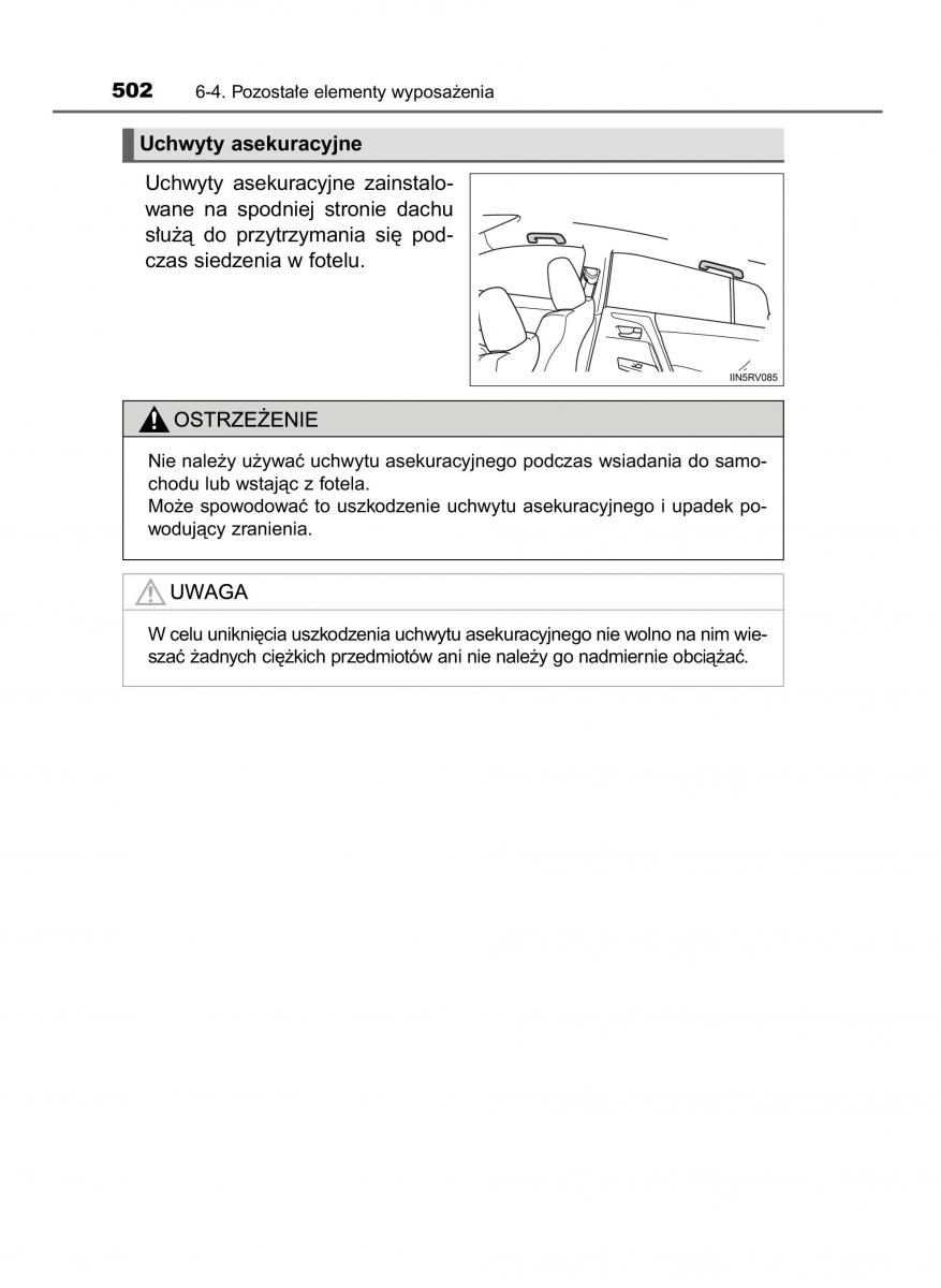 Toyota RAV4 IV 4 instrukcja / page 502