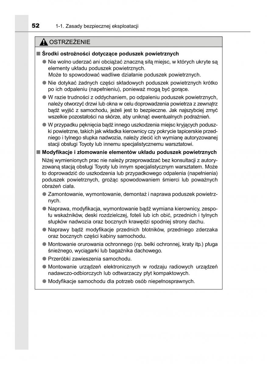 Toyota RAV4 IV 4 instrukcja obslugi / page 52