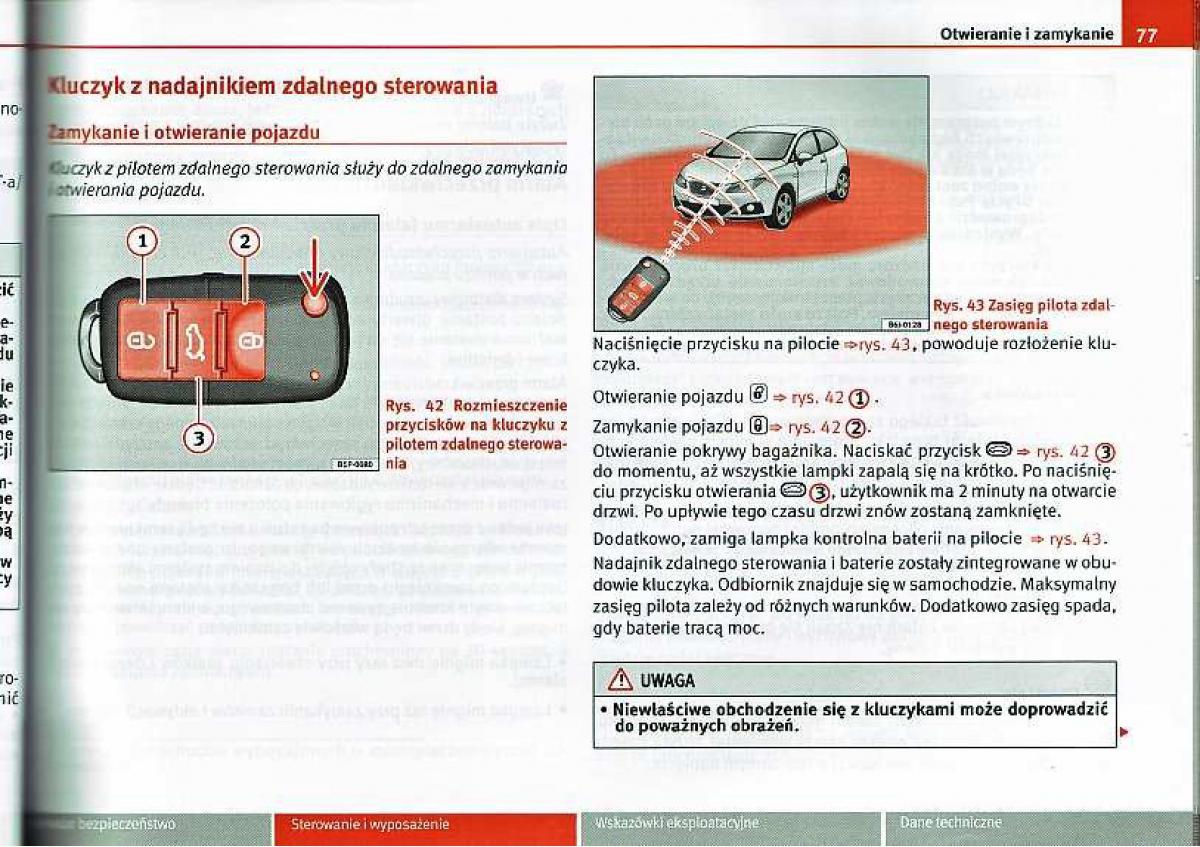 Seat Ibiza IV 4 instrukcja obslugi / page 77