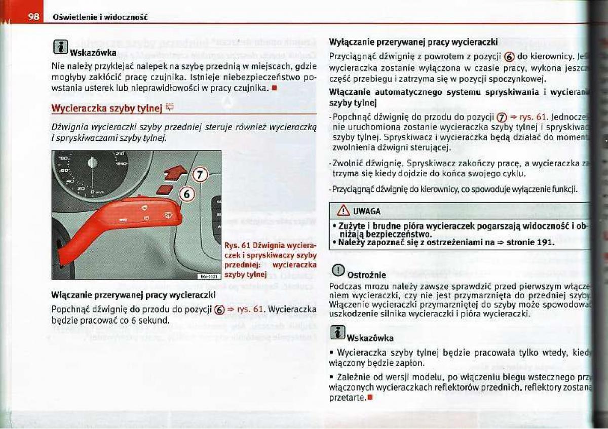 Seat Ibiza IV 4 instrukcja obslugi / page 98