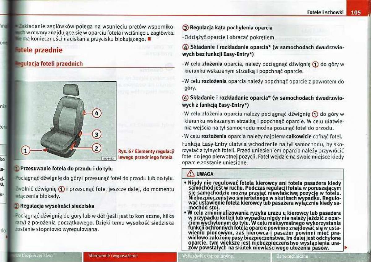 Seat Ibiza IV 4 instrukcja obslugi / page 105