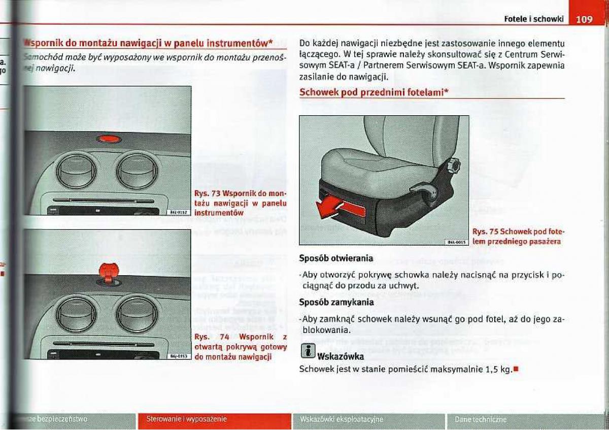 Seat Ibiza IV 4 instrukcja obslugi / page 109