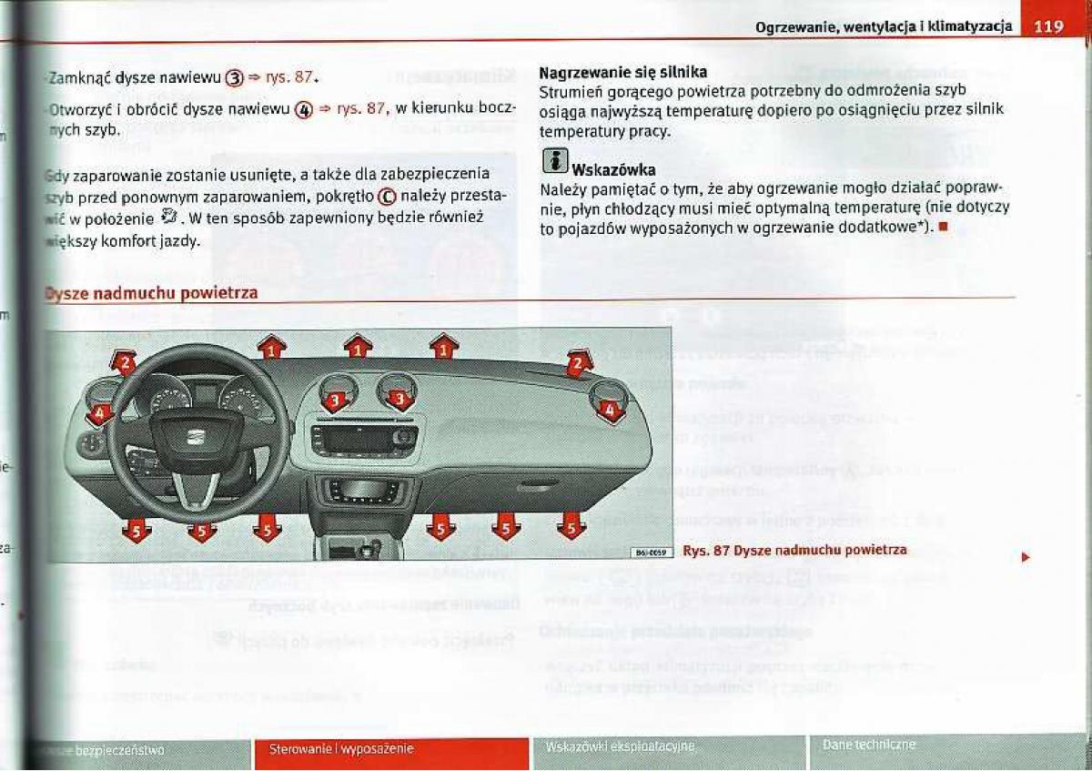 Seat Ibiza IV 4 instrukcja obslugi / page 119