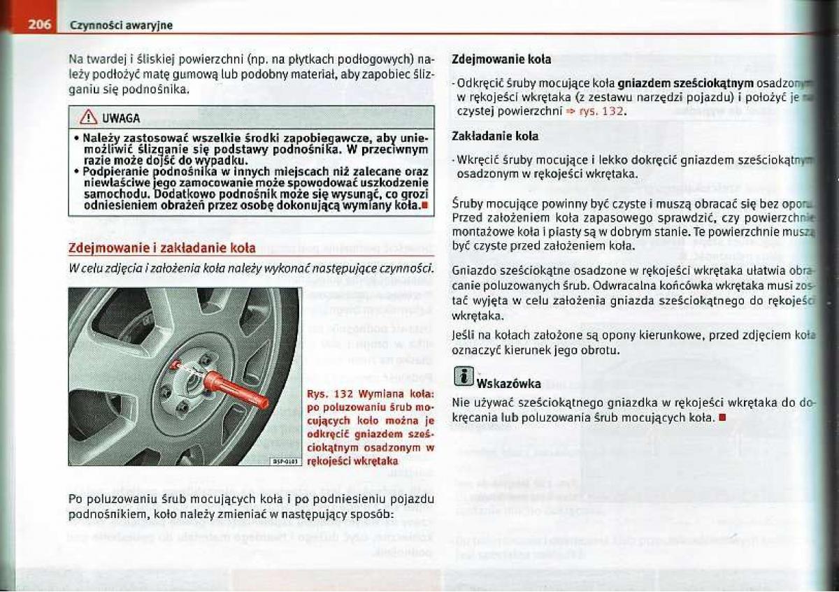 Seat Ibiza IV 4 instrukcja obslugi / page 205