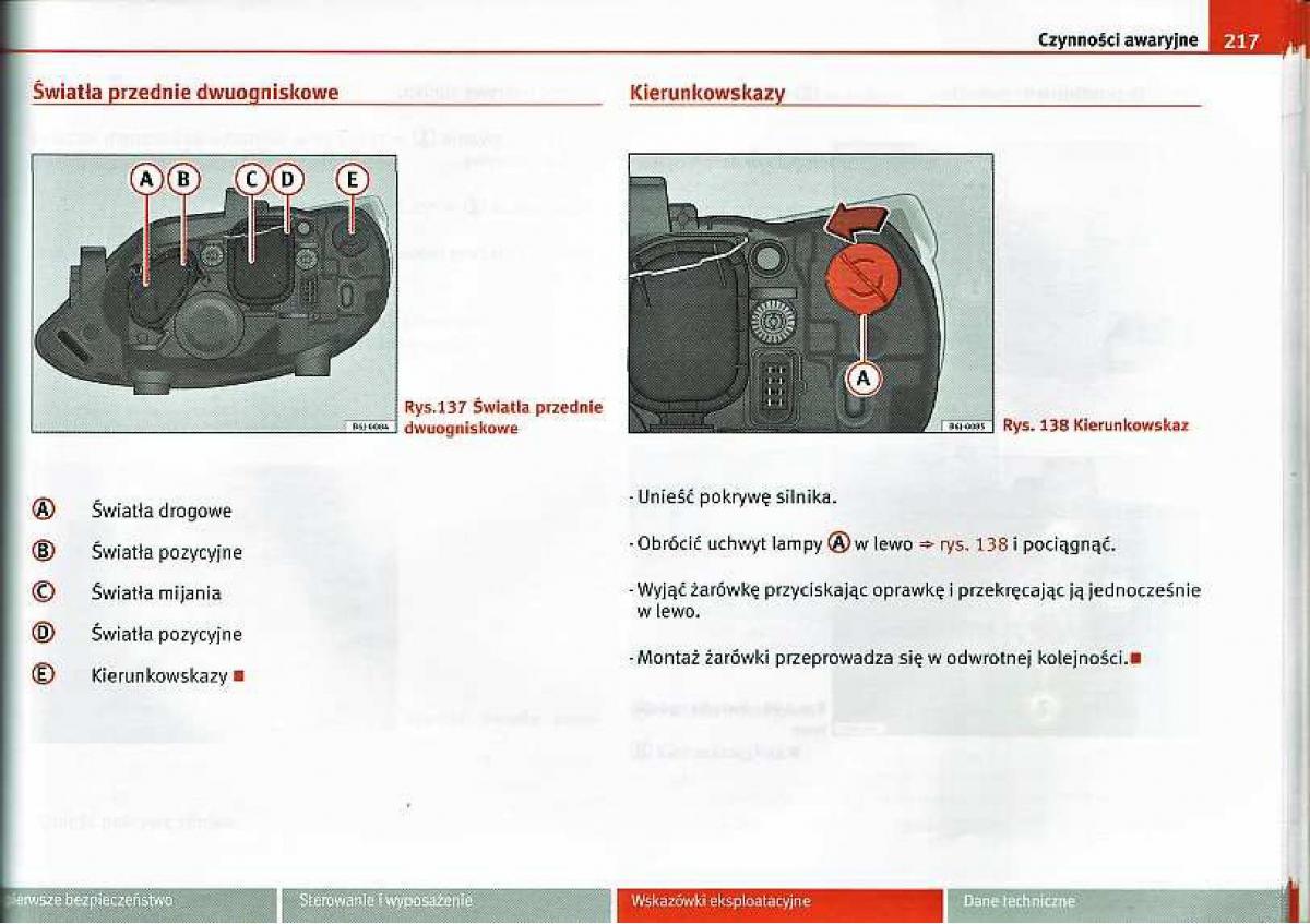 Seat Ibiza IV 4 instrukcja obslugi / page 216