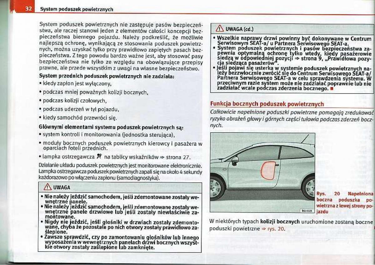 Seat Ibiza IV 4 instrukcja obslugi / page 33