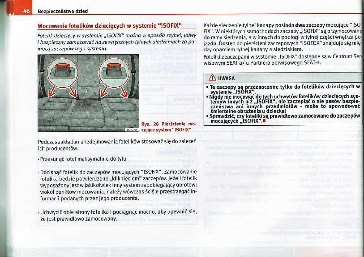 Seat Ibiza IV 4 instrukcja obslugi / page 47