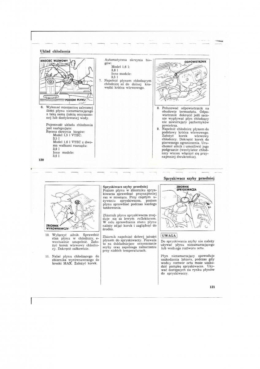 Honda Civic V 5 instrukcja obslugi / page 56