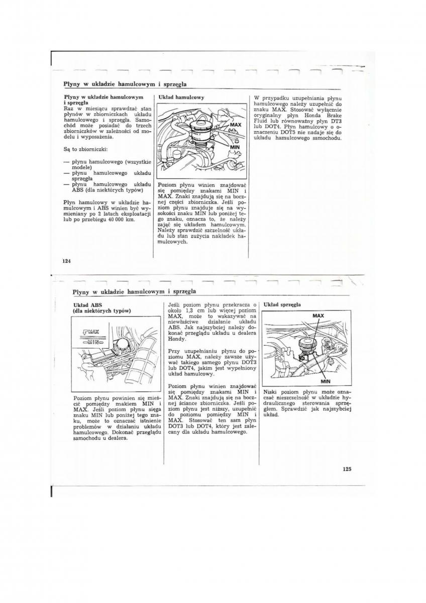 Honda Civic V 5 instrukcja obslugi / page 58