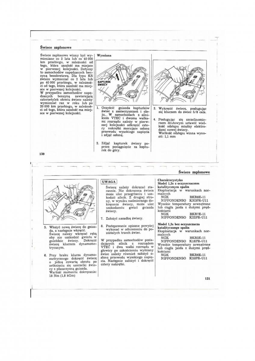 Honda Civic V 5 instrukcja obslugi / page 61