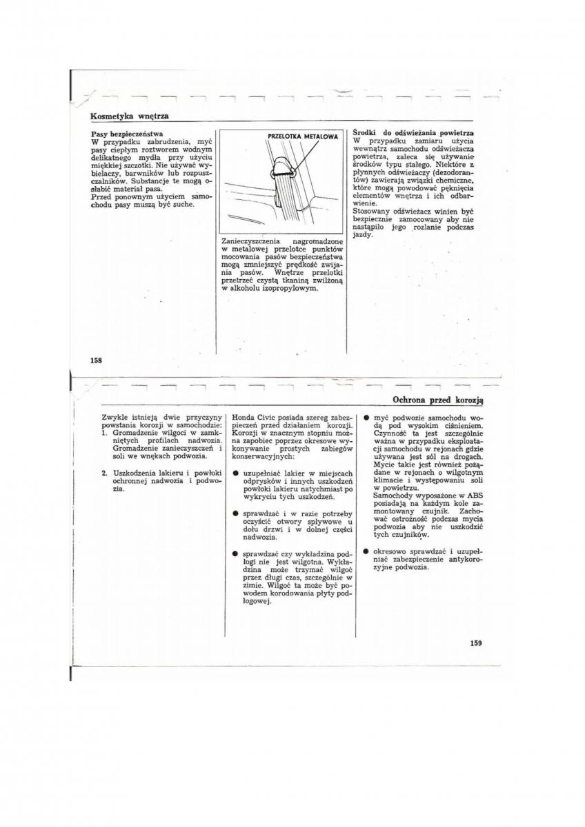 Honda Civic V 5 instrukcja obslugi / page 75