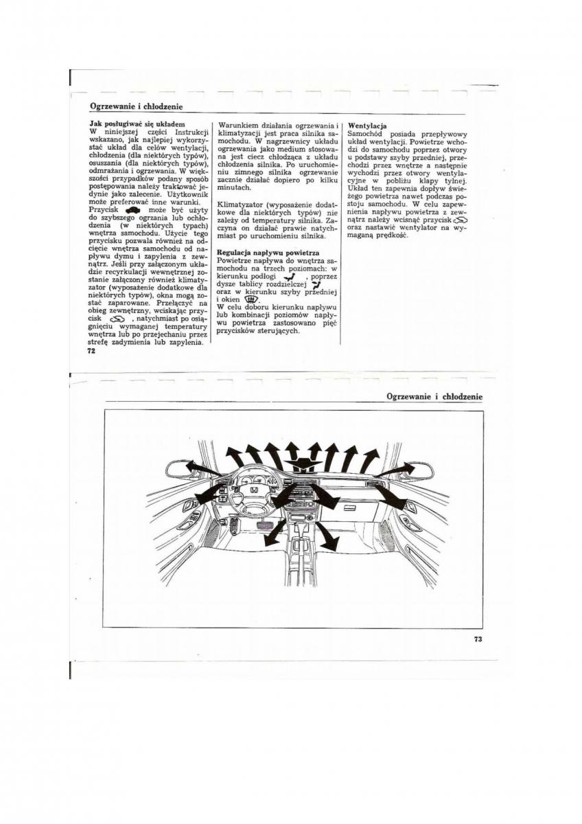 Honda Civic V 5 instrukcja obslugi / page 33