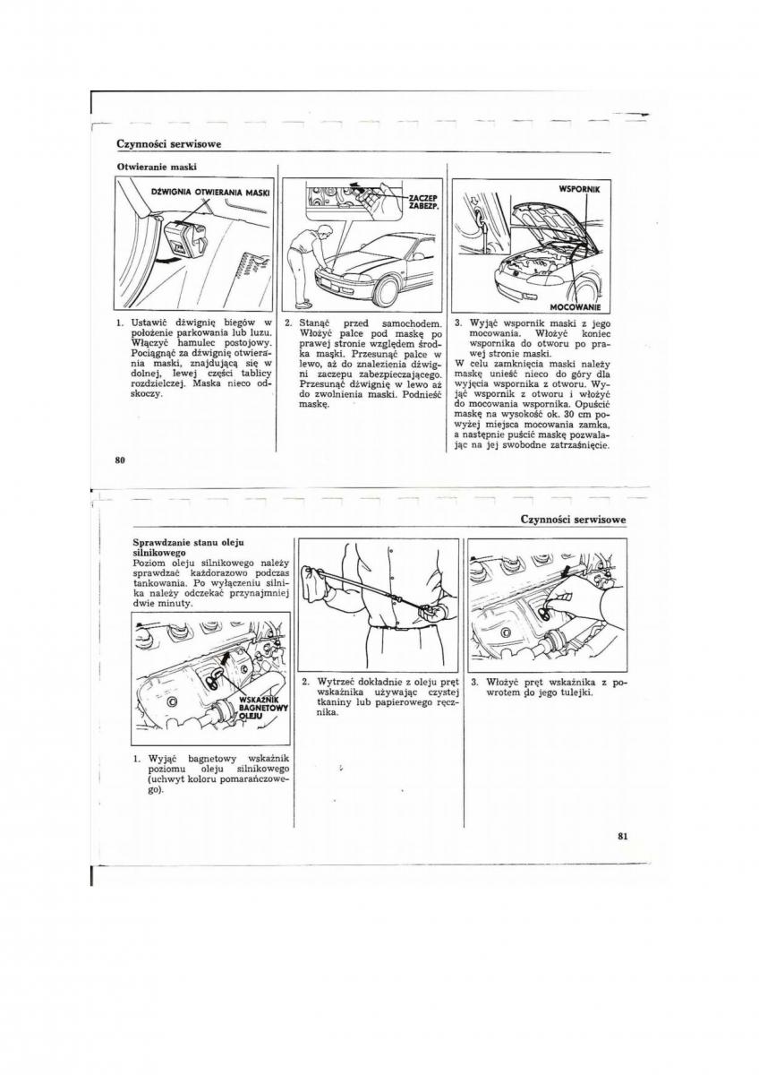 Honda Civic V 5 instrukcja obslugi / page 37