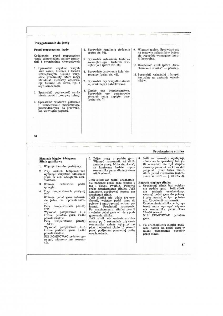 Honda Civic V 5 instrukcja obslugi / page 40