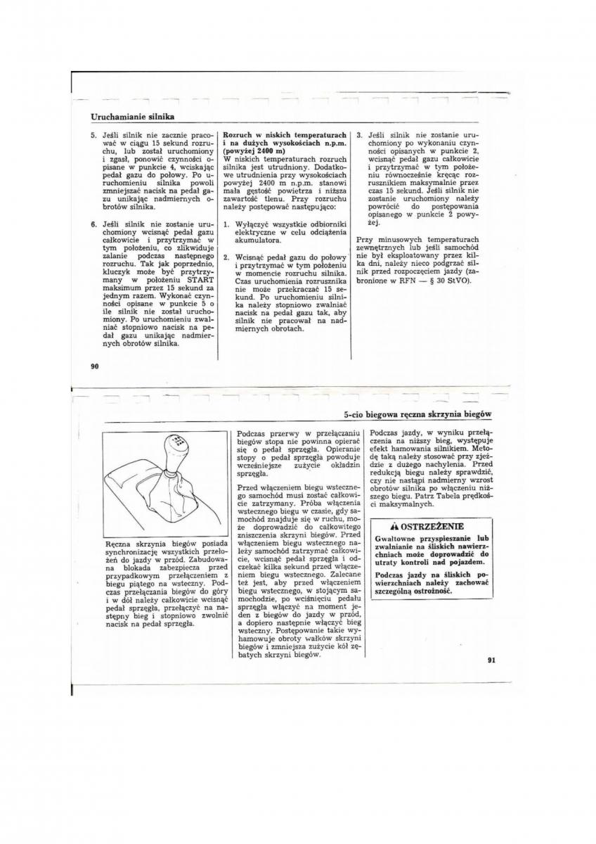 Honda Civic V 5 instrukcja obslugi / page 42