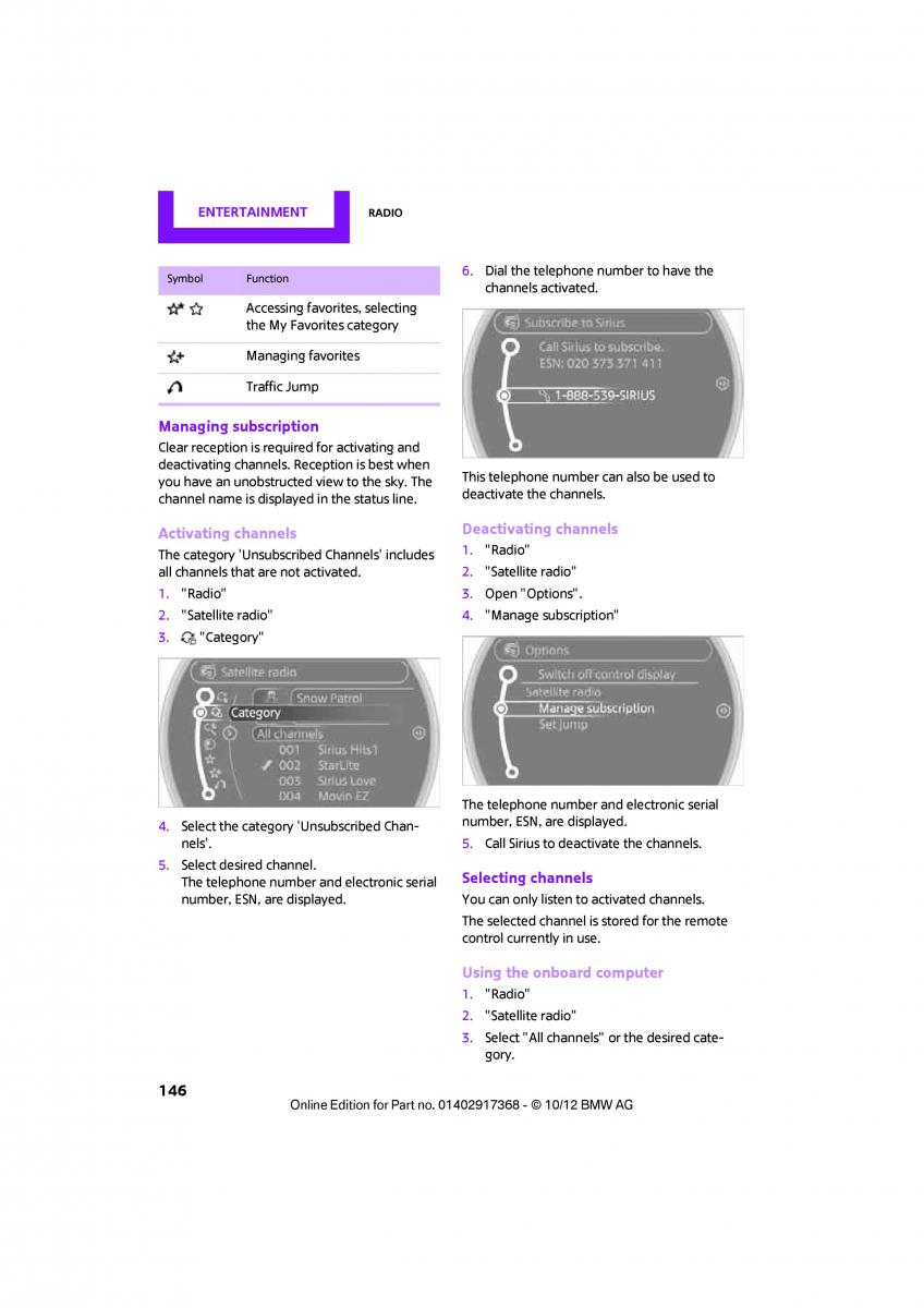 Mini Paceman owners manual / page 147