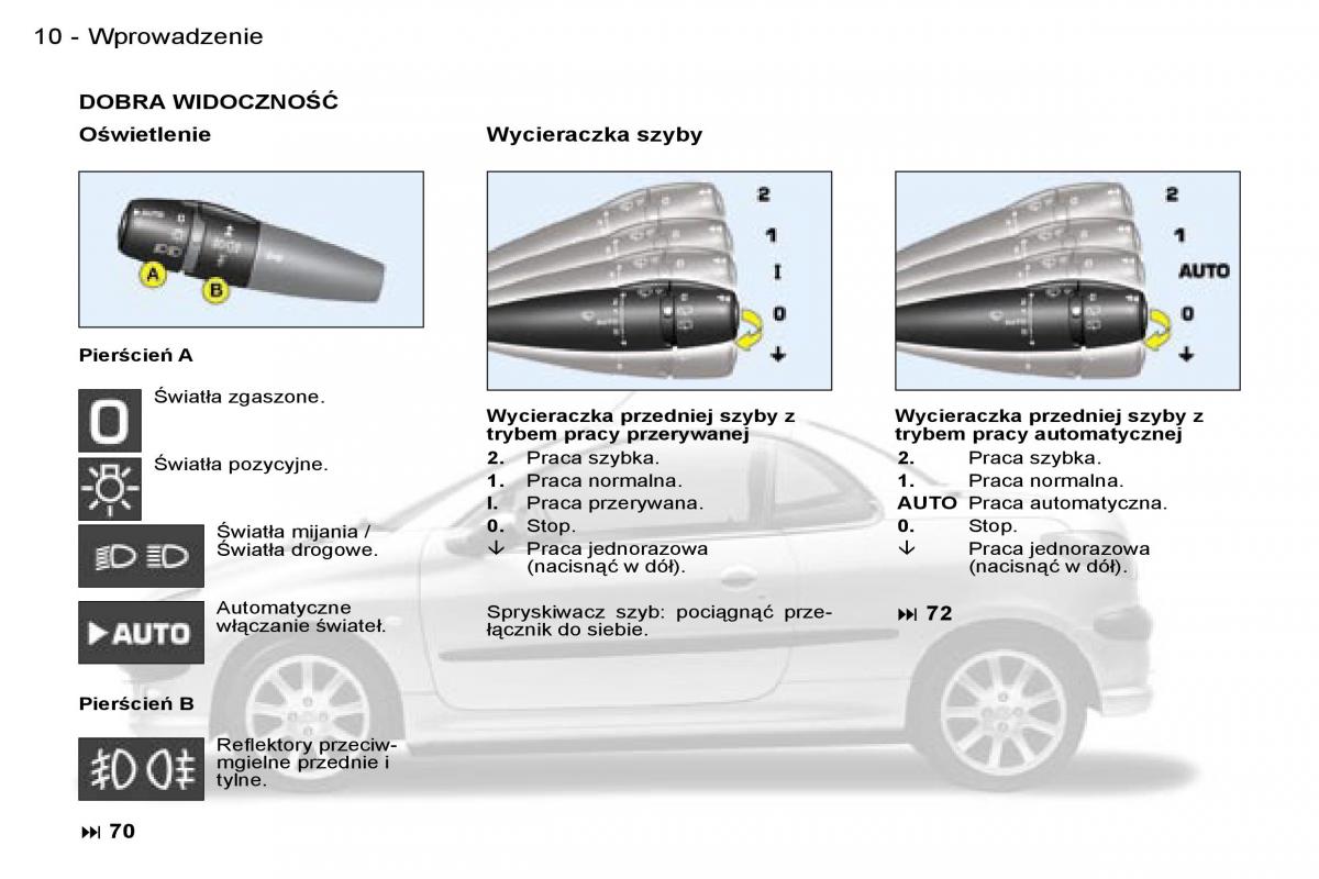 Peugeot 206 CC instrukcja obslugi / page 7