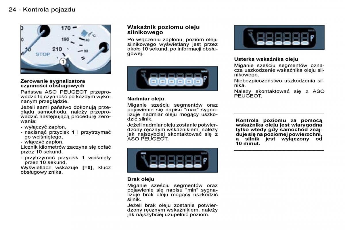 Peugeot 206 CC instrukcja obslugi / page 22