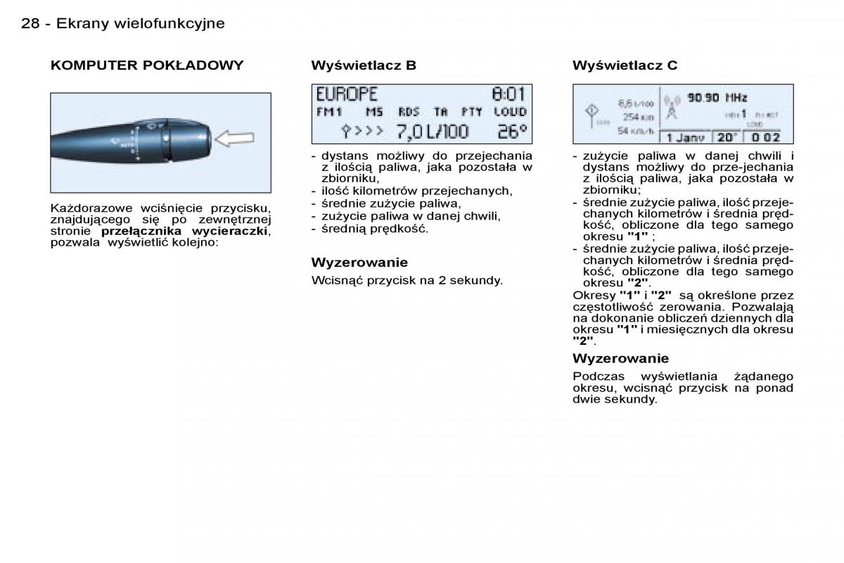 Peugeot 206 CC instrukcja obslugi / page 26