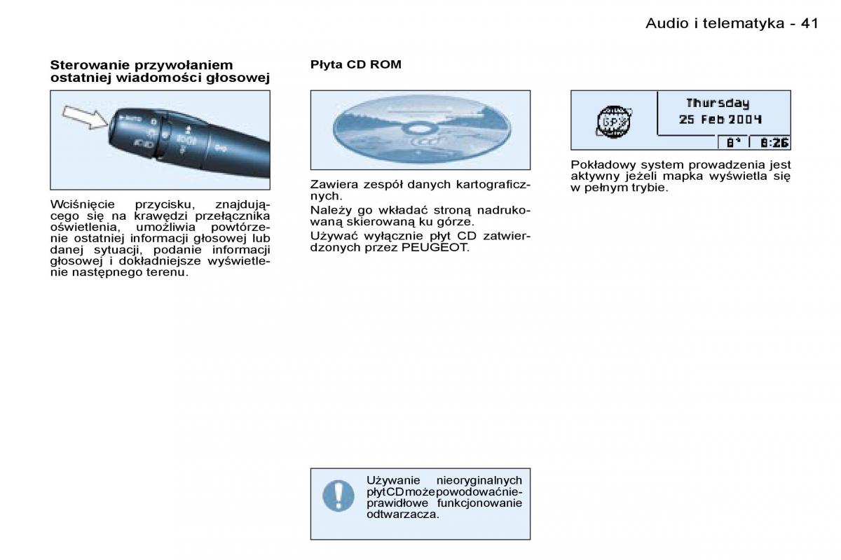 Peugeot 206 CC instrukcja obslugi / page 40