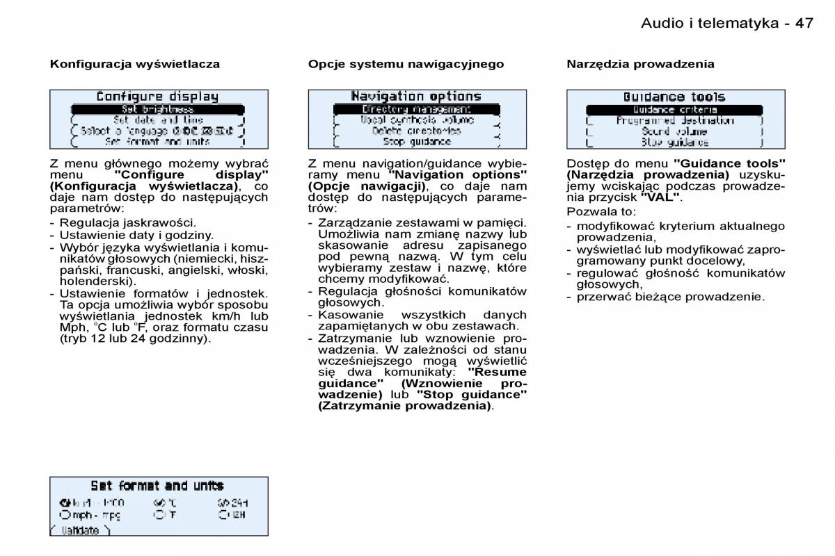 Peugeot 206 CC instrukcja obslugi / page 46