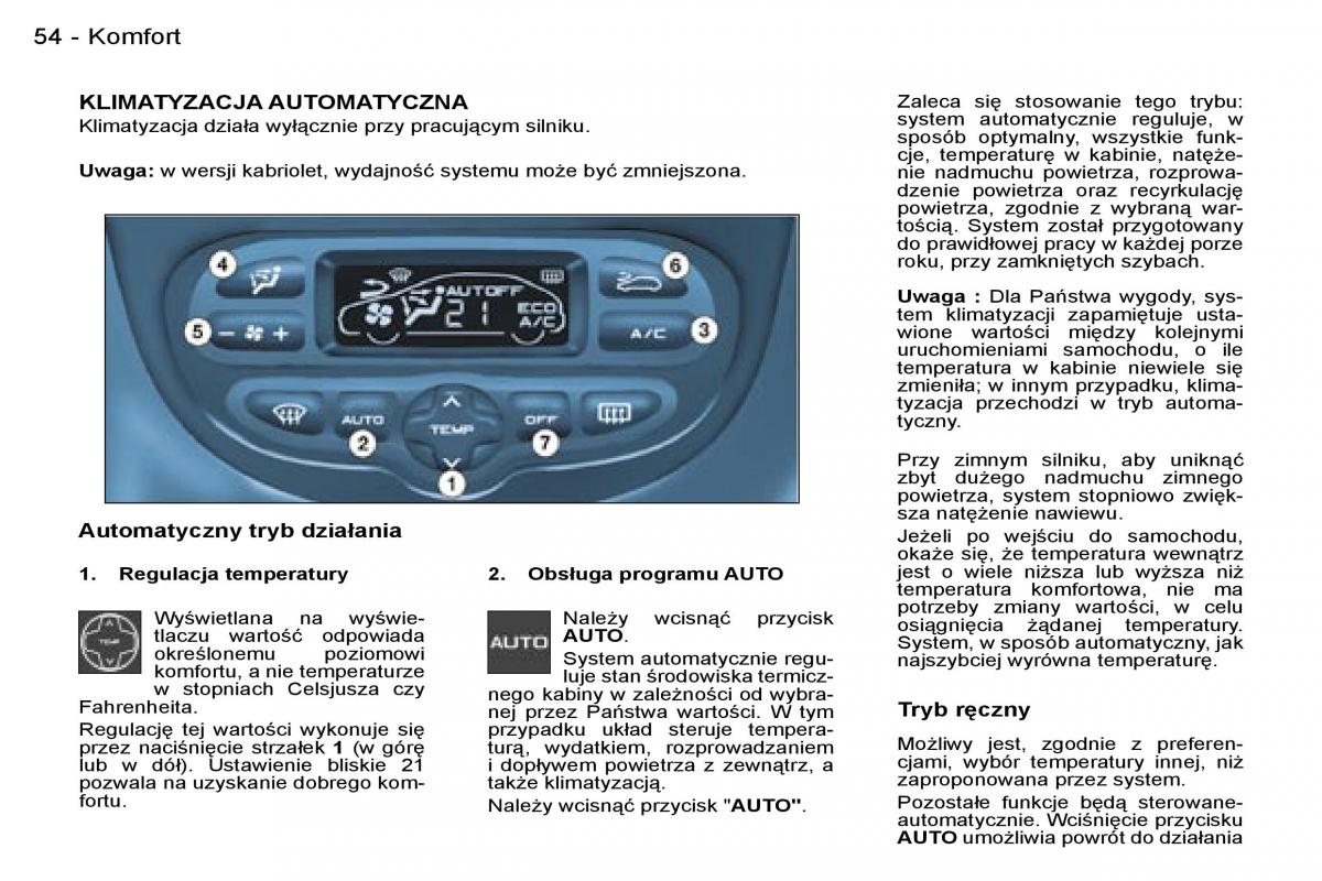 Peugeot 206 CC instrukcja obslugi / page 53