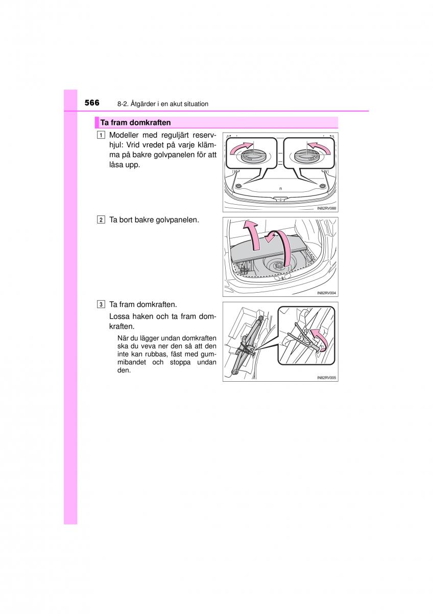 Toyota RAV4 IV 4 instruktionsbok / page 566