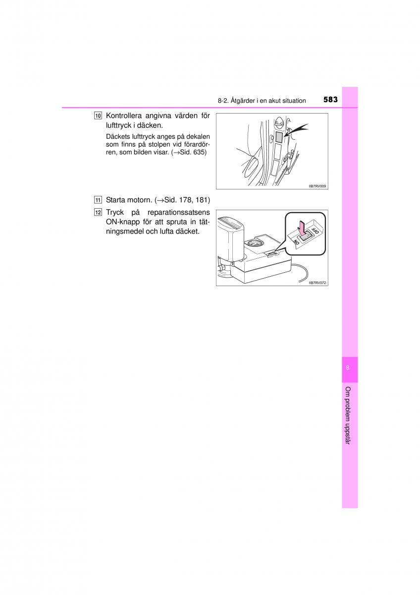 Toyota RAV4 IV 4 instruktionsbok / page 583