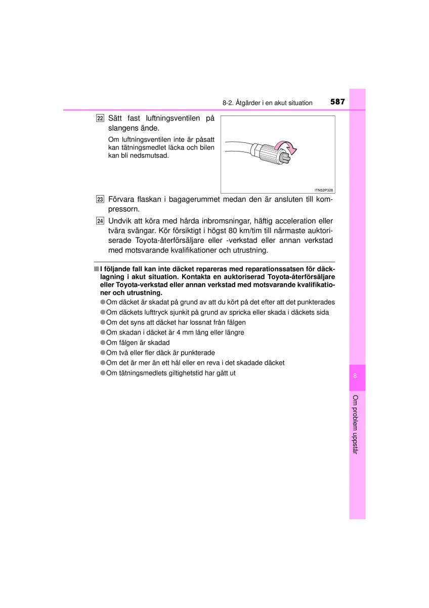 Toyota RAV4 IV 4 instruktionsbok / page 587