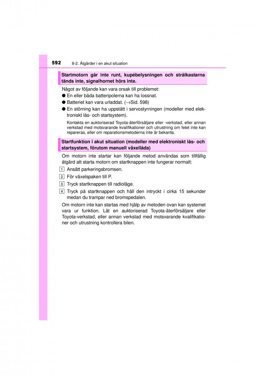 Toyota RAV4 IV 4 instruktionsbok / page 592