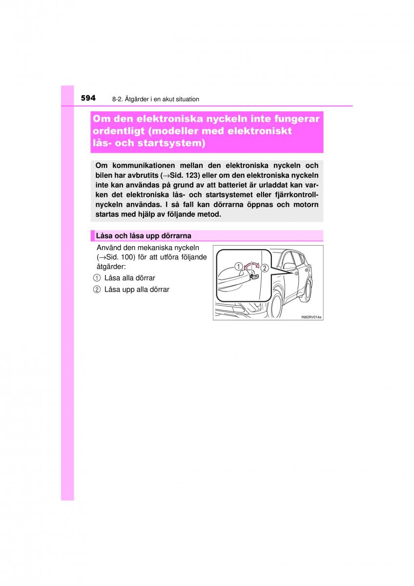 Toyota RAV4 IV 4 instruktionsbok / page 594