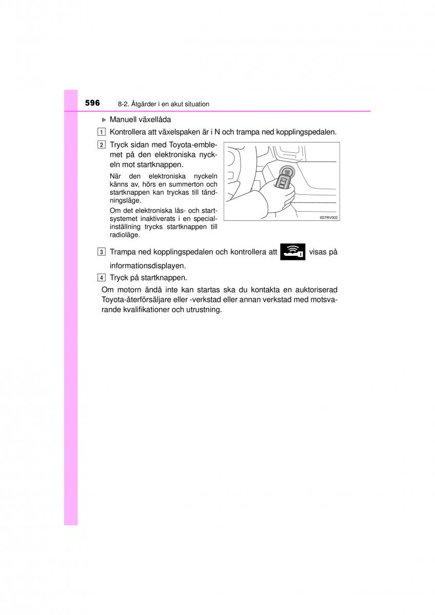 Toyota RAV4 IV 4 instruktionsbok / page 596