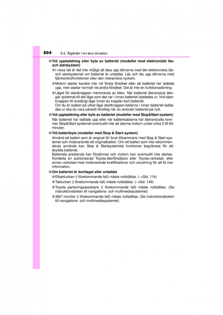 Toyota RAV4 IV 4 instruktionsbok / page 604