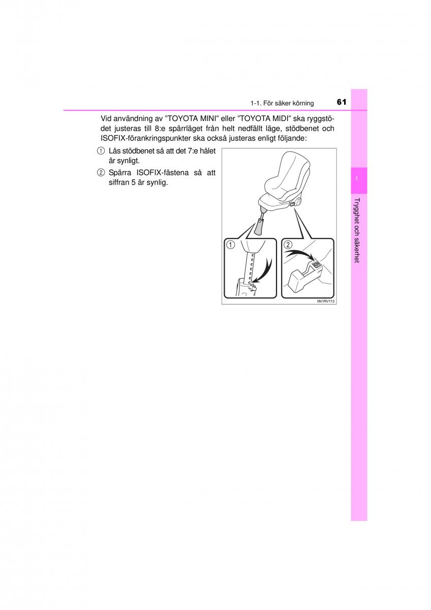 Toyota RAV4 IV 4 instruktionsbok / page 61