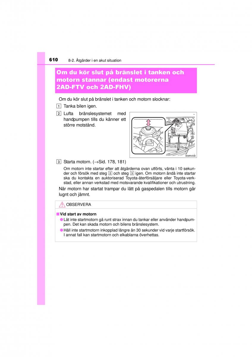 Toyota RAV4 IV 4 instruktionsbok / page 610