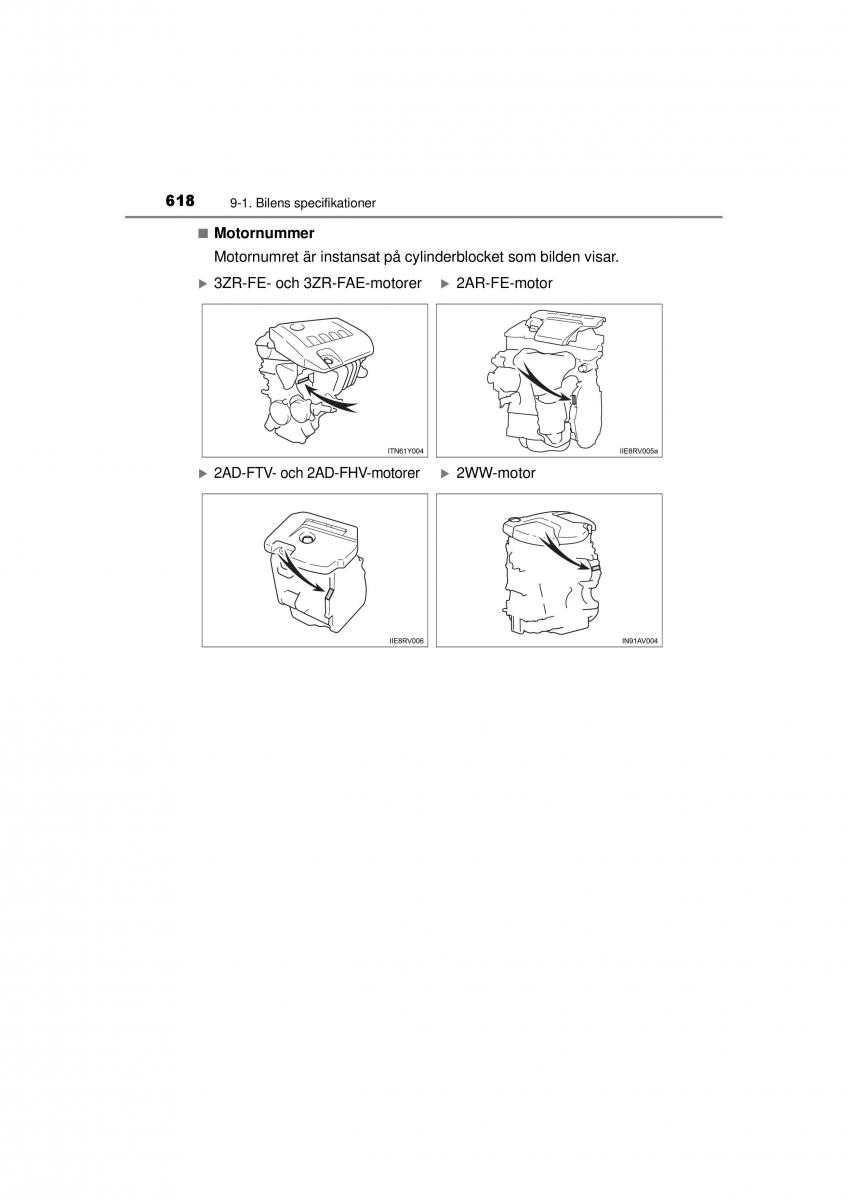 Toyota RAV4 IV 4 instruktionsbok / page 618