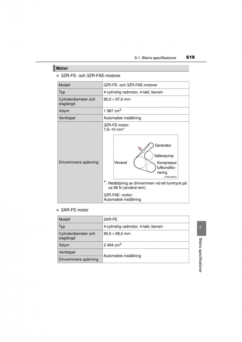 Toyota RAV4 IV 4 instruktionsbok / page 619